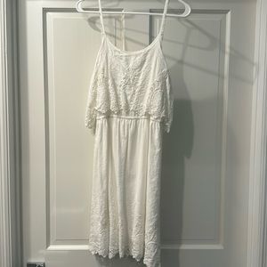 Flying Tomato White Summer Dress